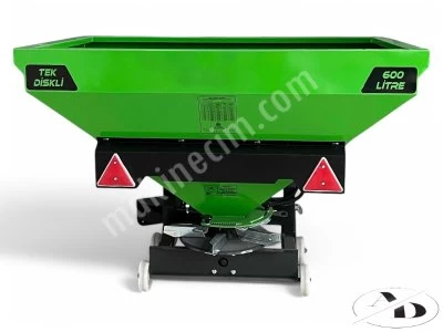600 Lt Tek Disk Gübre Serpme Makinesi