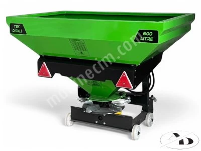 600 Lt Tek Disk Gübre Serpme Makinesi