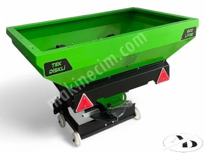 600 Lt Tek Disk Gübre Serpme Makinesi