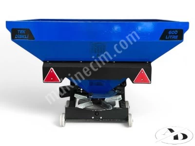600 Lt Tek Disk Gübre Serpme Makinesi