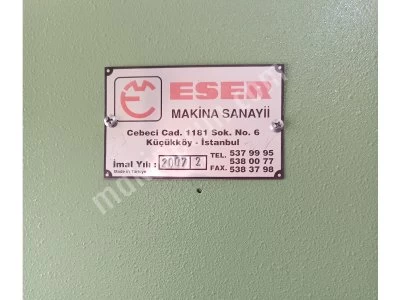 Gezer Kafa Hidrolik Kesim Presi Eser Marka