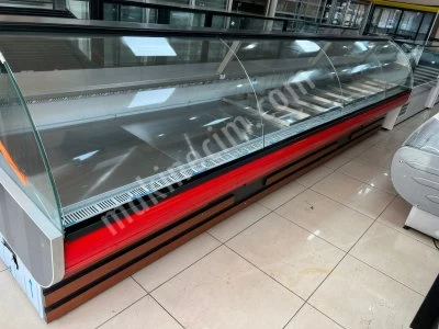 5 Metre Temiz Kasap Market Şarküteri Reyon Dolabı
