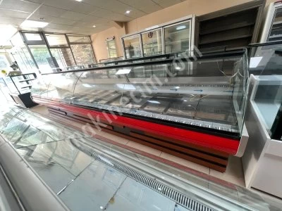 5 Metre Temiz Kasap Market Şarküteri Reyon Dolabı