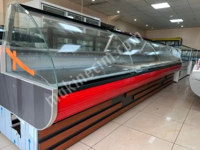 5 Metre Temiz Kasap Market Şarküteri Reyon Dolabı
