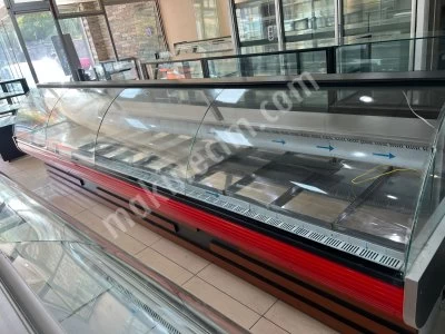 5 Metre Temiz Kasap Market Şarküteri Reyon Dolabı