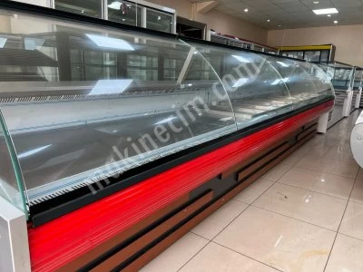5 Metre Temiz Kasap Market Şarküteri Reyon Dolabı