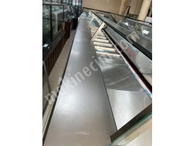 5 Metre Temiz Kasap Market Şarküteri Reyon Dolabı