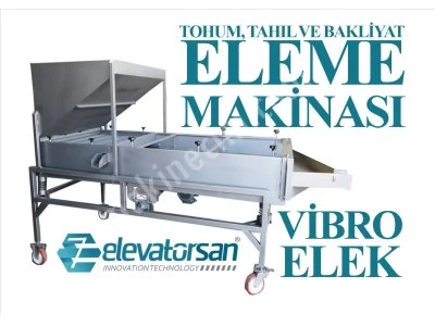 Elek İmalatı Arpa, Buğday, Ayçekirdeği, Fasulye, Nohut, Susam Baharat Eleme