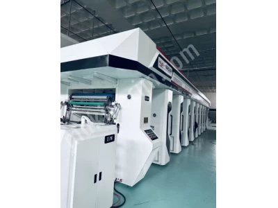 Rotogravür Tifdruk 8 Renkli Baskı Makinesi
