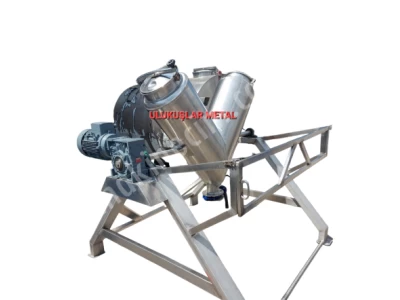 Laboratuvar Karıştırıcı V Tipi Toz Karıştırıcı Makina