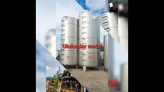 Paslanmaz Kostik Tankı Asit Soda Tankı Krom Kostik Depolama
