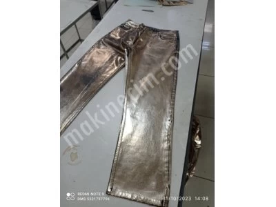 Kot Pantolon Üzerine Varak Baskı Makinesi Otomatik Sistem Hidrolik