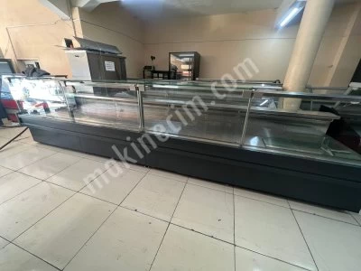 5 Metre Ahmet Yar Marka Kasap Şarküteri Market Reyon Dolabı