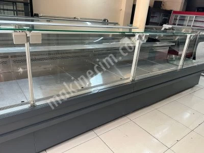 5 Metre Ahmet Yar Marka Kasap Şarküteri Market Reyon Dolabı