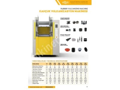 150 Ton Kauçuk Basma Presi / Pişirme Presi