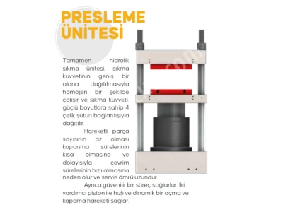 500 Ton Hidrolik Ezme Pres Alttan Tahrikli