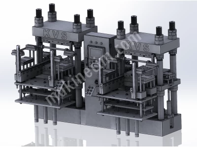 150Ton Çift / İkili Kauçuk Presi 2Rt/3Rt/4Rt