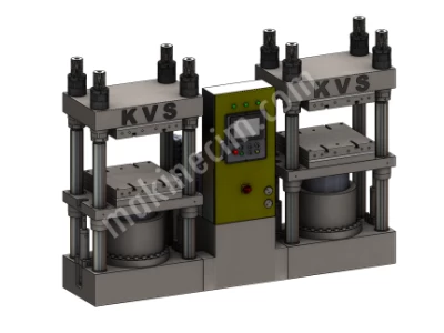 100Ton Çiftli Ezme Presi / İkili Pres Ütüleme