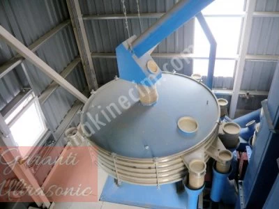 Satılık Ultrasonik Elek Toz Eleme Makinası Çapı 240Cm 1-Katlı = 3Adet Ultrasonik Elek Çihazı V