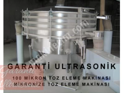 Satılık Ultrasonik Elek Toz Eleme Makinası Çapı 240Cm 1-Katlı = 3Adet Ultrasonik Elek Çihazı V