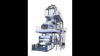 Extruder Film Bodinoz Makinası 1300 Mm Aba Döner Kule Non Stop