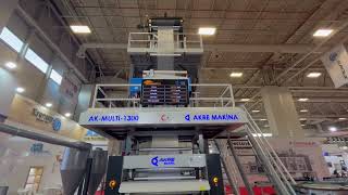 Extruder Film Bodinoz Makinası 1300 Mm Aba Döner Kule Non Stop
