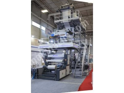 Extruder Film Bodinoz Makinası 1300 Mm Aba Döner Kule Non Stop