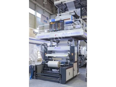 Extruder Film Bodinoz Makinası 1300 Mm Aba Döner Kule Non Stop