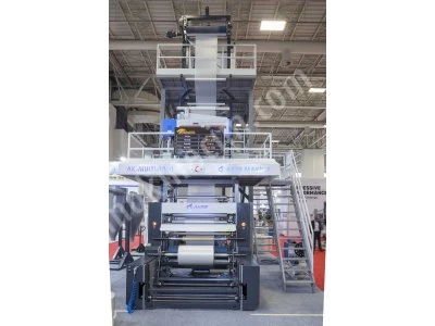 Extruder Film Bodinoz Makinası 1300 Mm Aba Döner Kule Non Stop