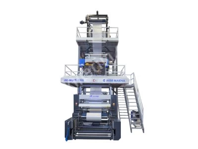 Extruder Film Bodinoz Makinası 1300 Mm Aba Döner Kule Non Stop