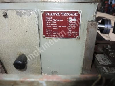 Satılık 25 Planya Tezgahı
