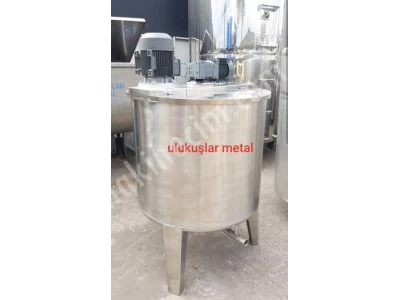 500 Litre Krem Mikseri Paslanmaz Kimyasal Mikser