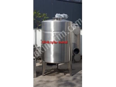 Solüsyon Üretim Mikseri Paslanmaz Karıştırıcı Mixer Makina