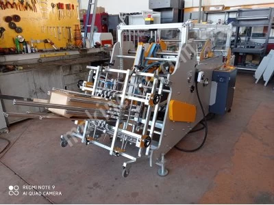 Hamburger Kutu Katlama Makinesi Box Folding