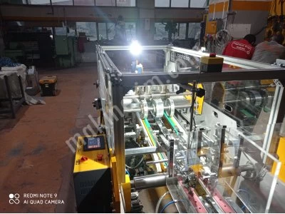 Hamburger Kutu Katlama Makinesi Box Folding