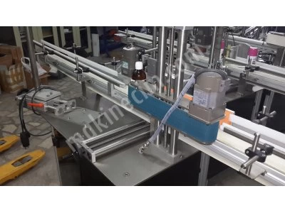 Yarı Otomatik Etiketleme Makinası Manuel Kollu