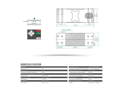 Fl3 Platform Tipi Yük Hücresi