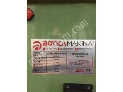 İlke Makina'dan 32'Lik Boyka Matkap Tezgahı