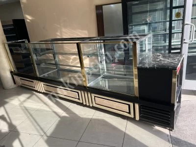 2.El Yaşpasta Kuru Pasta Poğaça Börek Baklava Vitrin Dolabı Pasta Dolabı