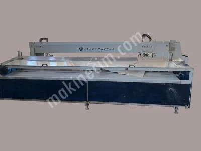 Elektroteks Çift Kafa Çift Kasnak Rulo Besleme Kapitone Makinası