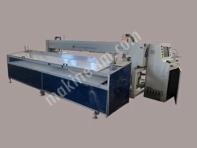 Elektroteks Çift Kafa Çift Kasnak Rulo Besleme Kapitone Makinası