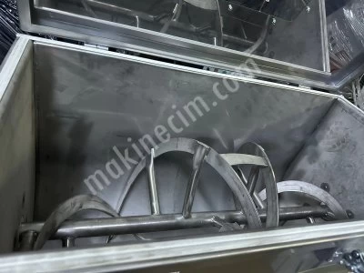 Stoklu Ribbon Mikser Toz Boya İlaç Gıda Karıştırma Hepsine Uygun