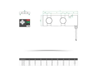 Olp1 Pin Tipi Yük Hücresi