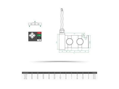 Olp2 Pin Tipi Yük Hücresi
