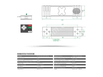 Fl2 Platform Tipi Yük Hücresi