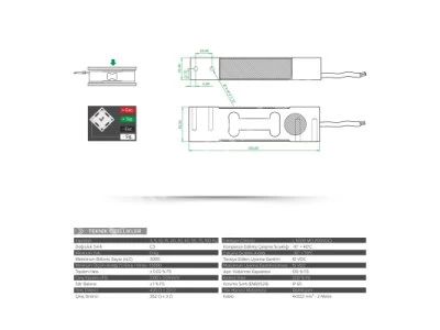 Fl8 Platform Tipi Yük Hücresi