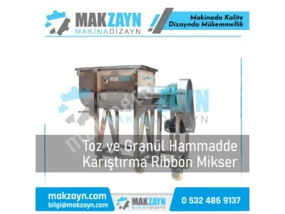 Hammadde Karıştırma Ribbon Mikser