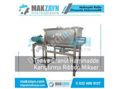 Hammadde Karıştırma Ribbon Mikser