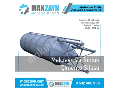 Makzayn 75 Tonluk Çimento Silosu