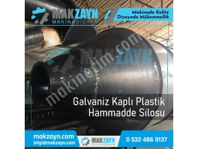 Galvaniz Kaplı Plastik Hammadde Silosu